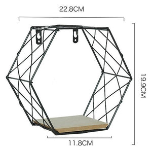 Iron Hexagonal Shelf