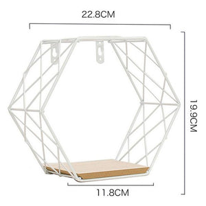 Iron Hexagonal Shelf