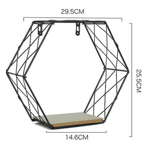 Iron Hexagonal Shelf