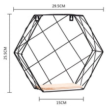 Load image into Gallery viewer, Iron Hexagonal Shelf