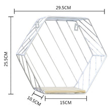 Load image into Gallery viewer, Iron Hexagonal Shelf