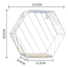 Load image into Gallery viewer, Iron Hexagonal Shelf