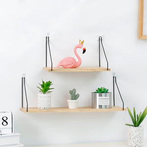 Solid Wooden Wall Shelf